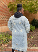 Load image into Gallery viewer, Distressed Denim  Duster
