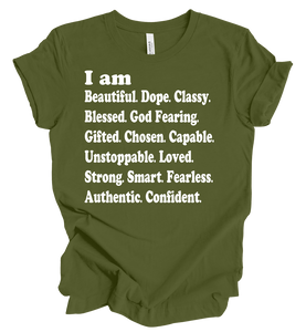 I am (Olive Green)